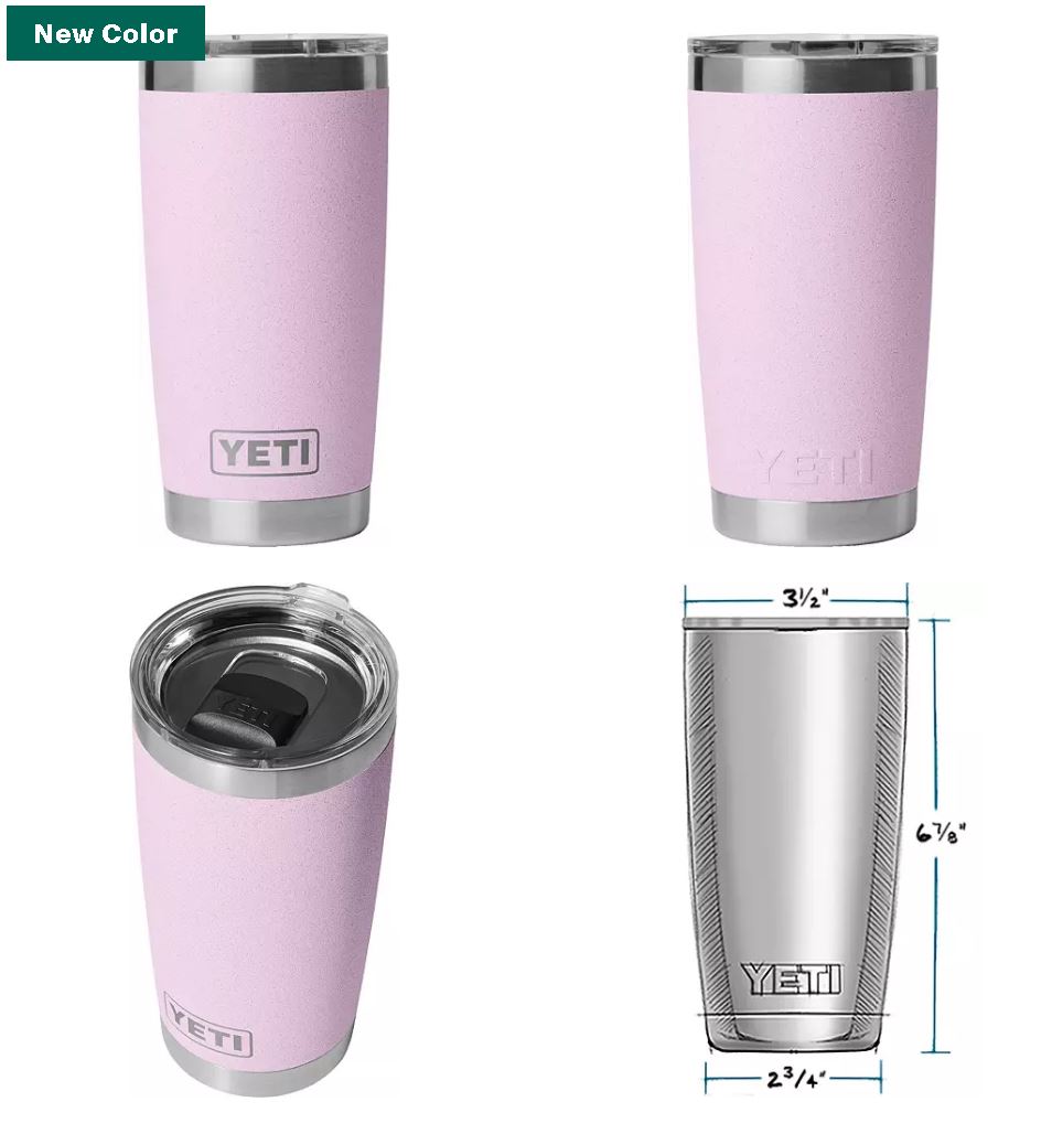 YETI Rambler 20 oz. Tumbler – MagSlider™ Lid