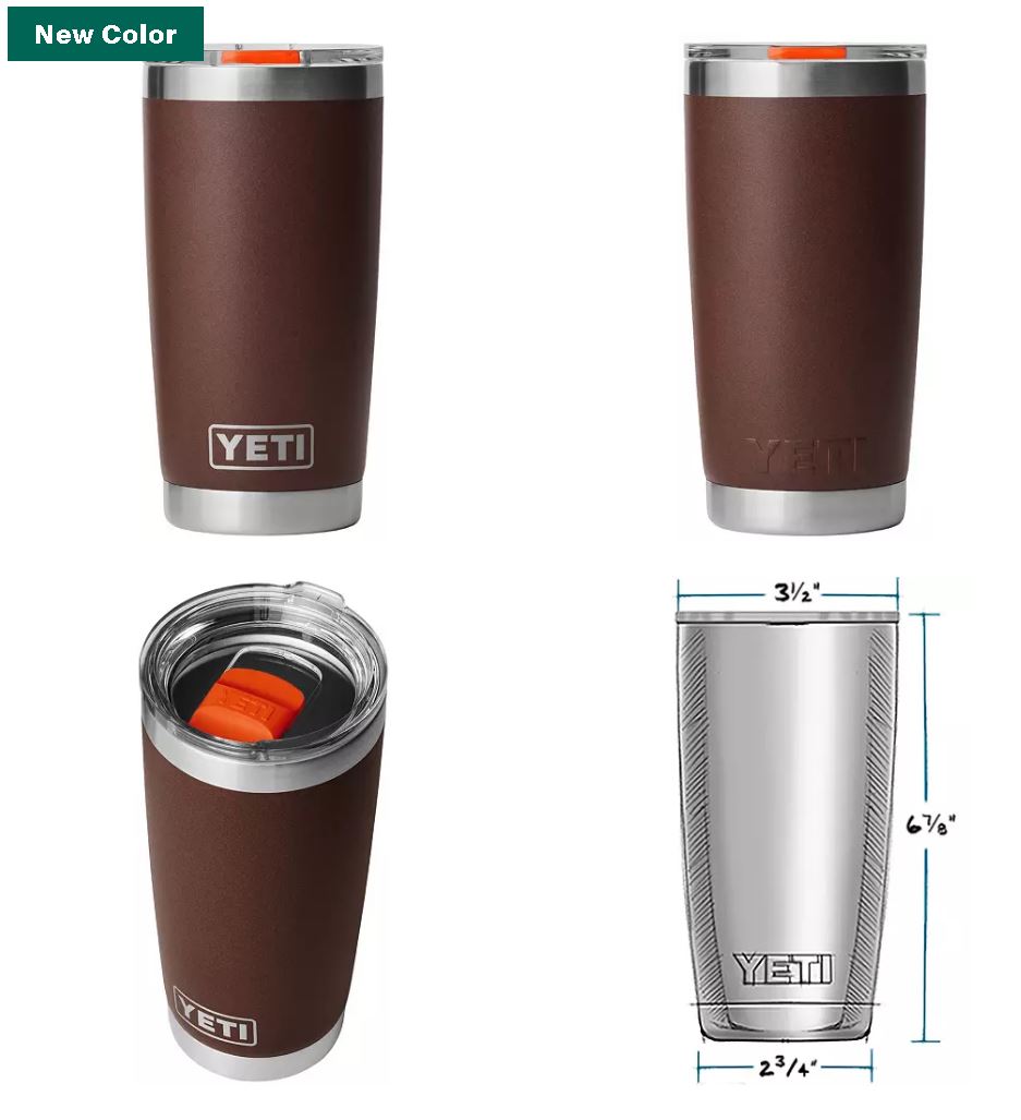 YETI Rambler 20 oz. Tumbler – MagSlider™ Lid