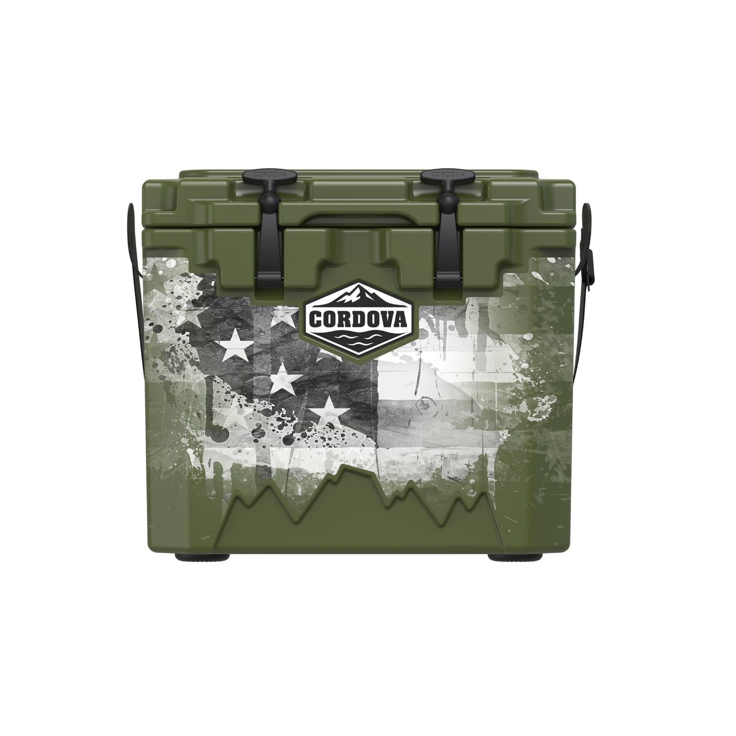 American Flag Hard Cooler