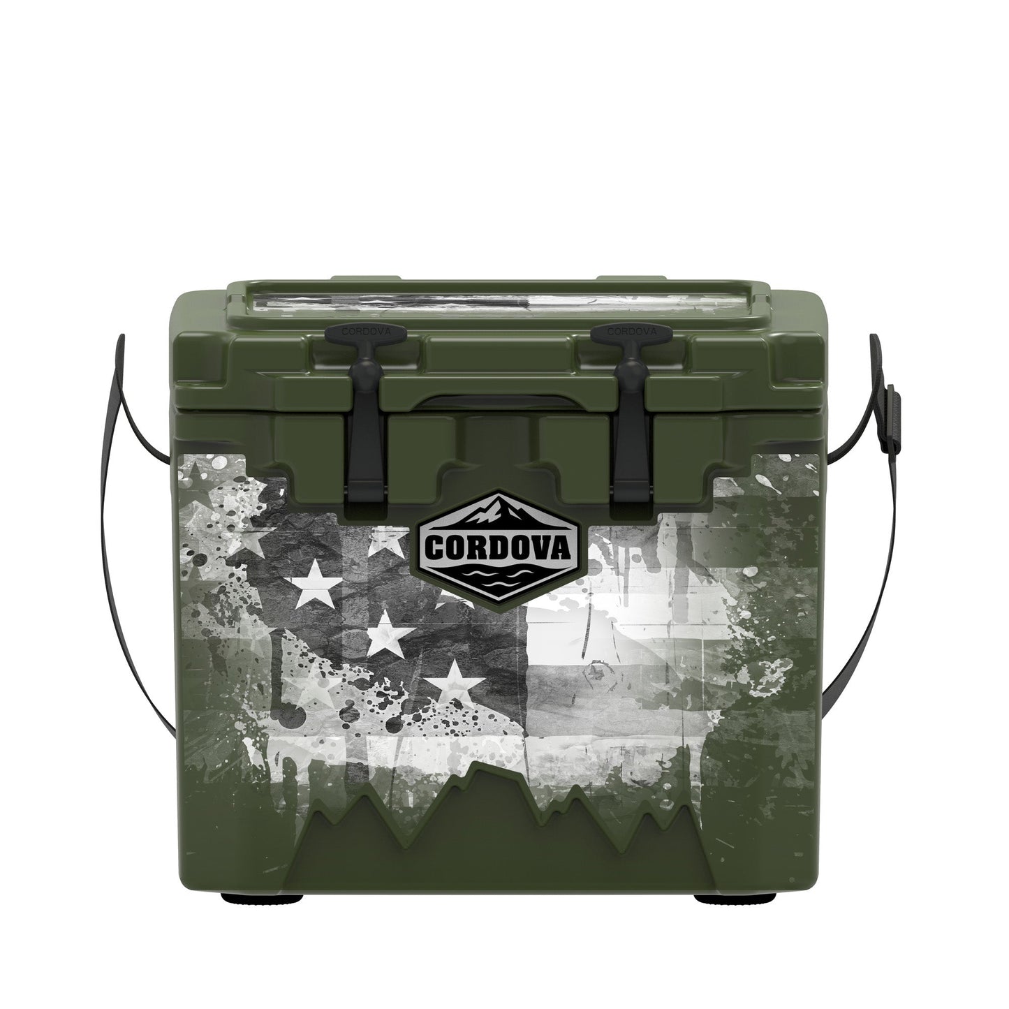American Flag Hard Cooler