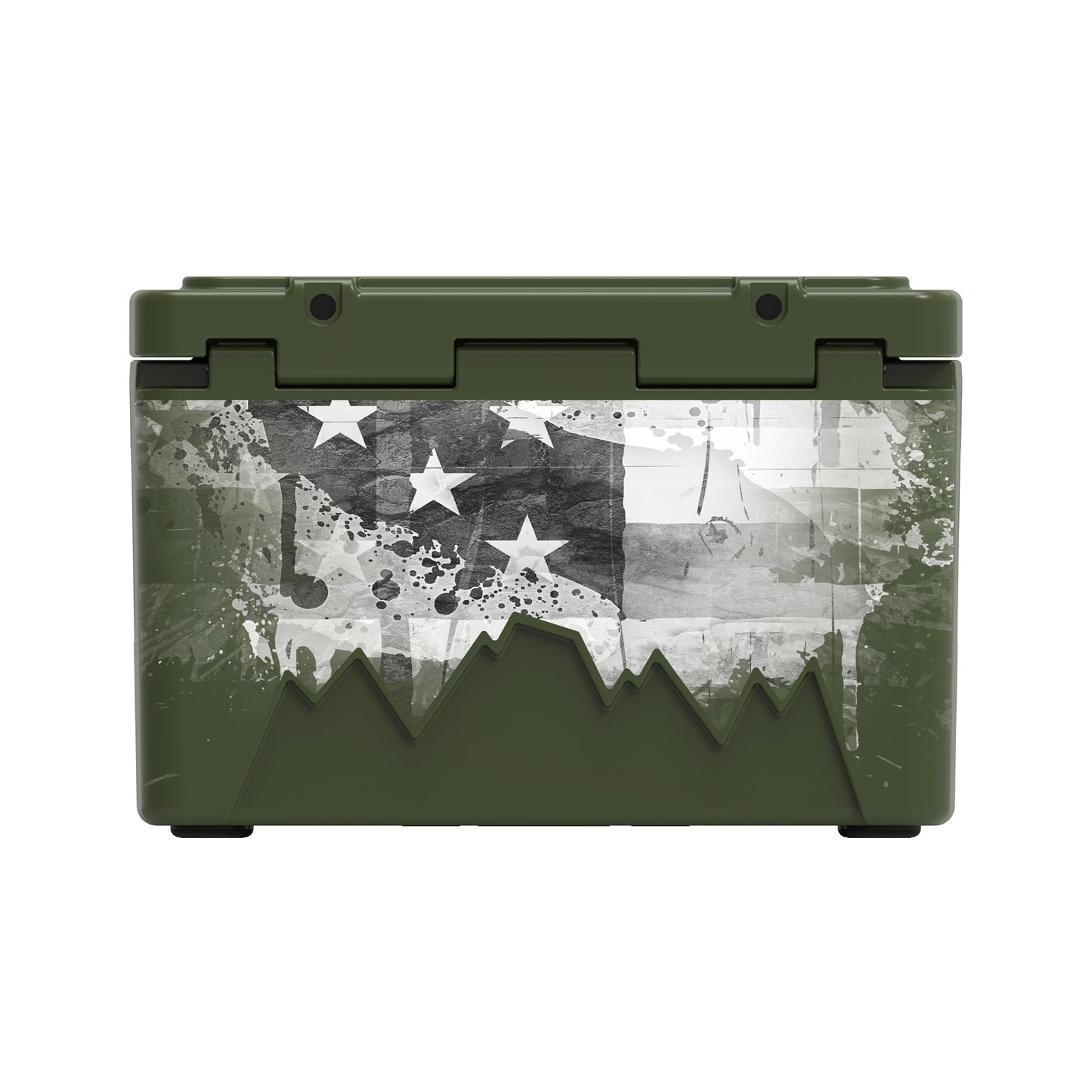American Flag Hard Cooler