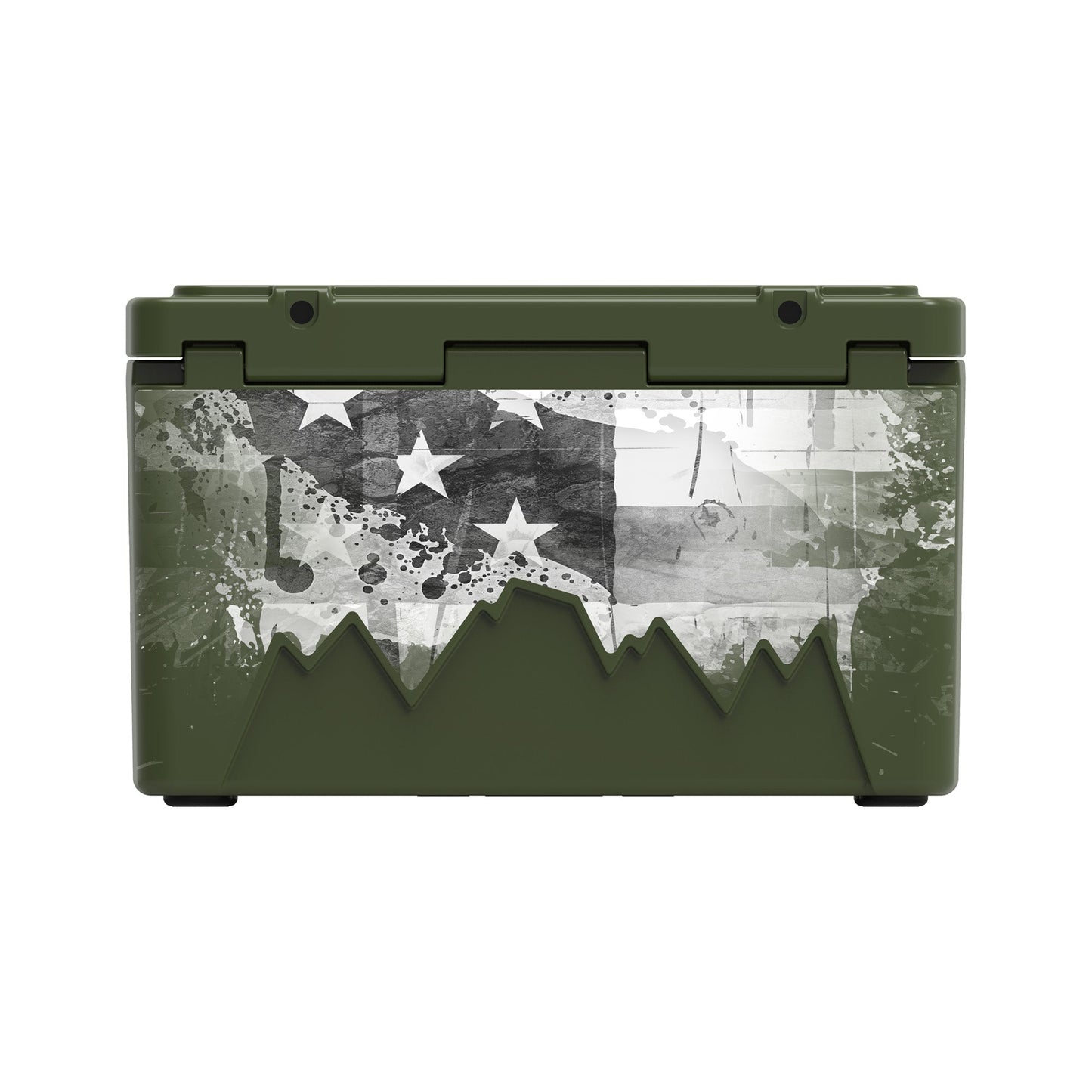 American Flag Hard Cooler