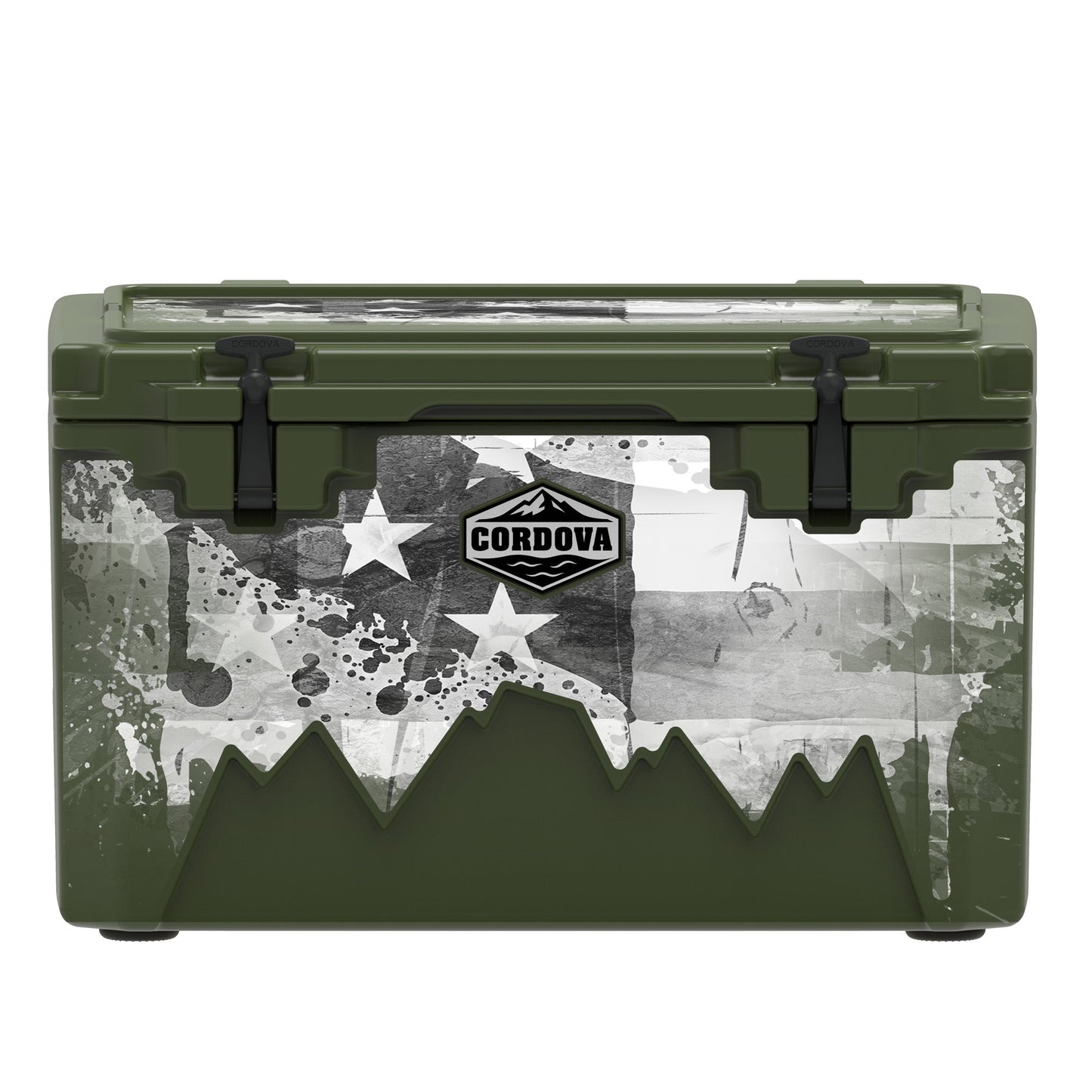 American Flag Hard Cooler