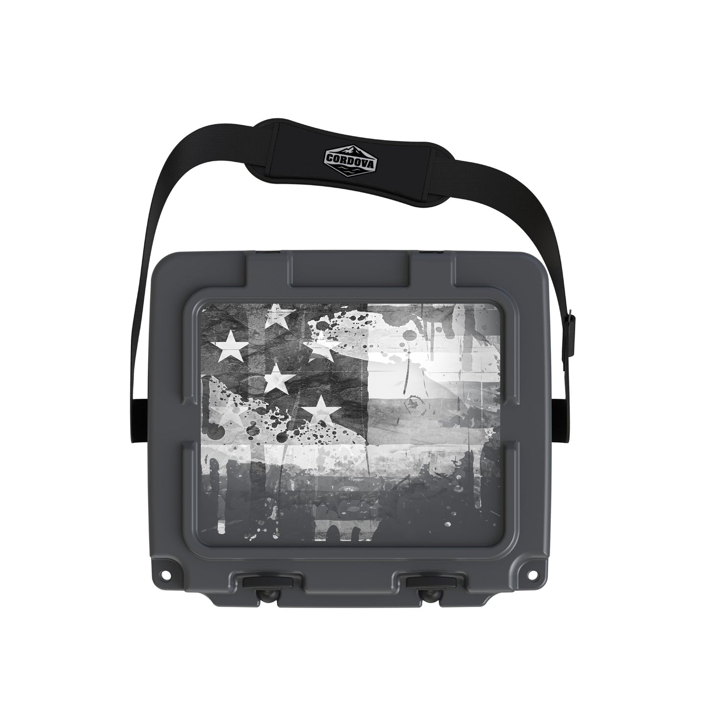 American Flag Hard Cooler