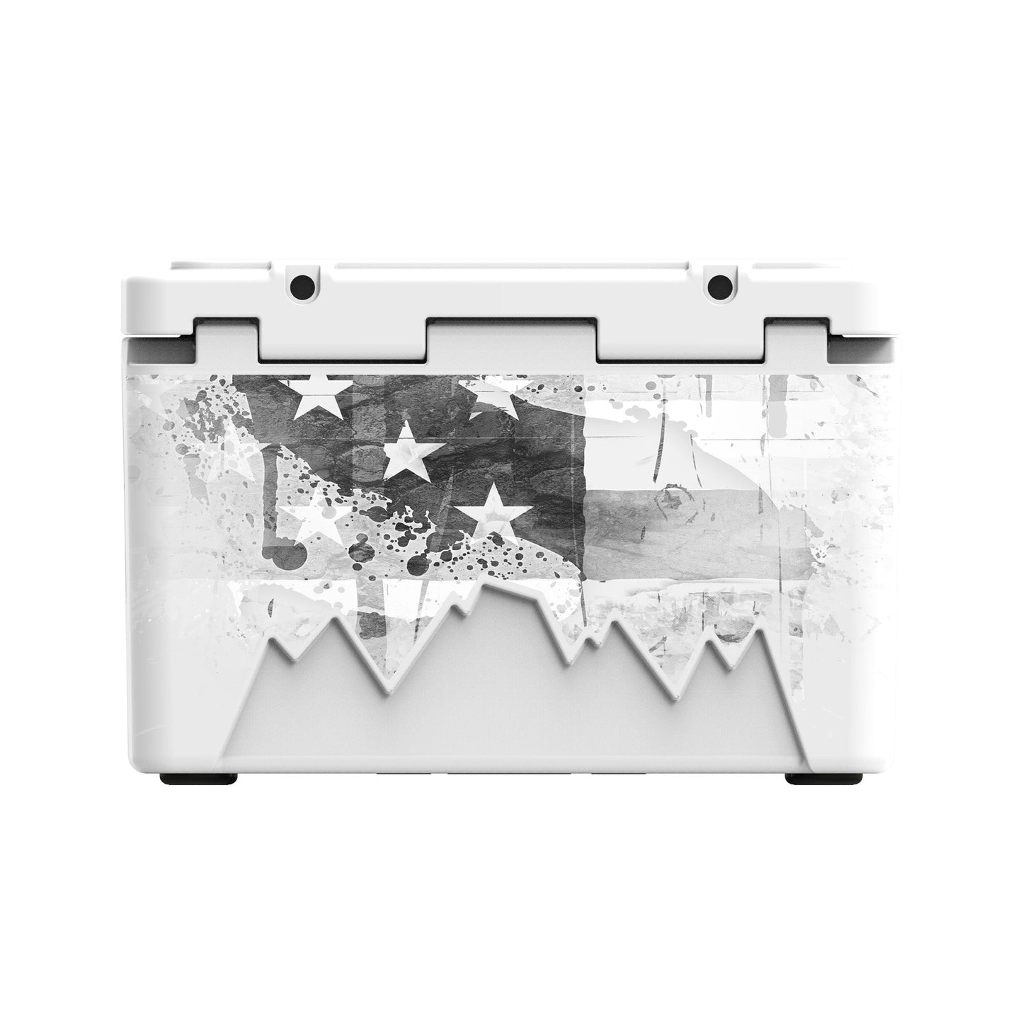 American Flag Hard Cooler
