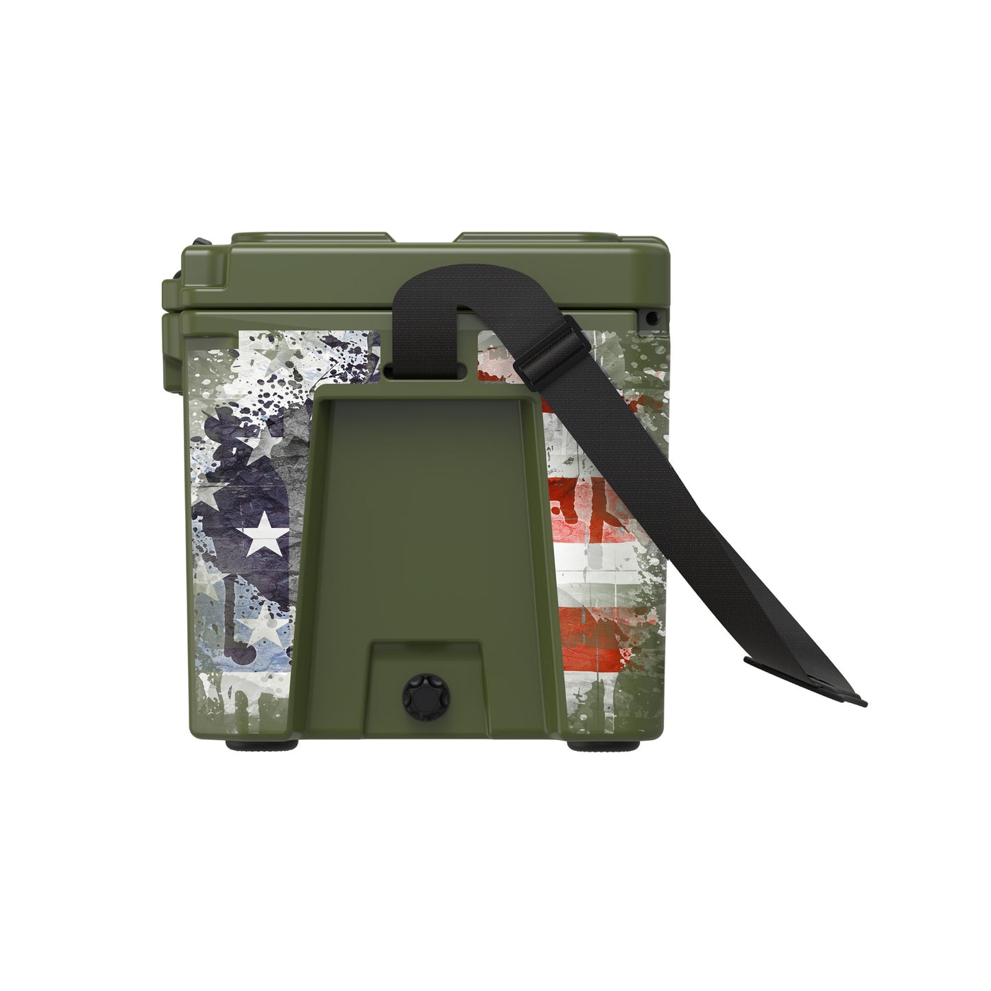 American Flag Hard Cooler