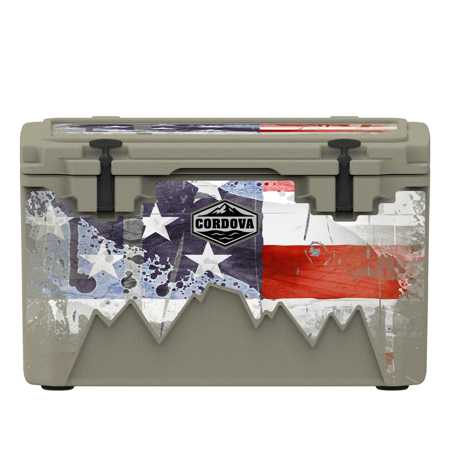 American Flag Hard Cooler