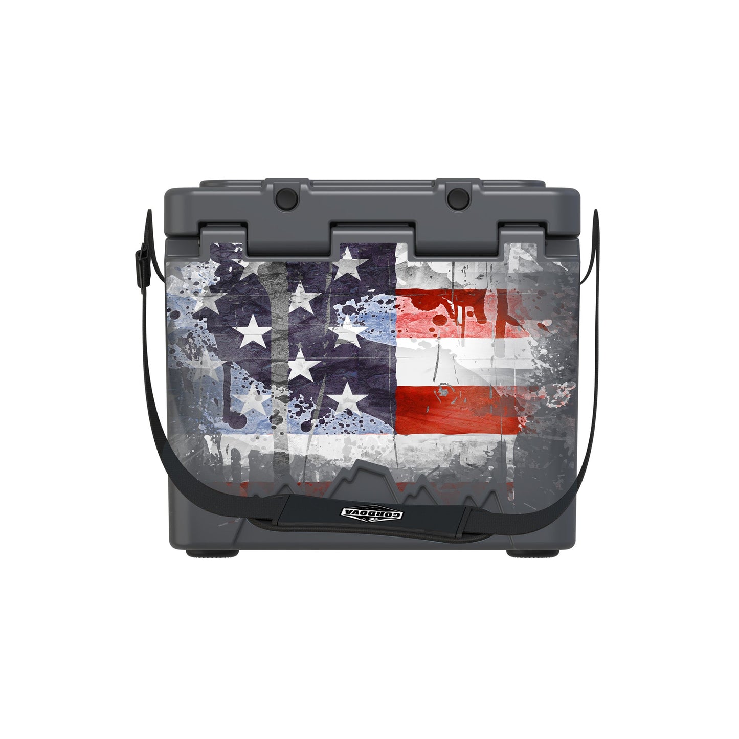 American Flag Hard Cooler