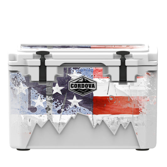 American Flag Hard Cooler