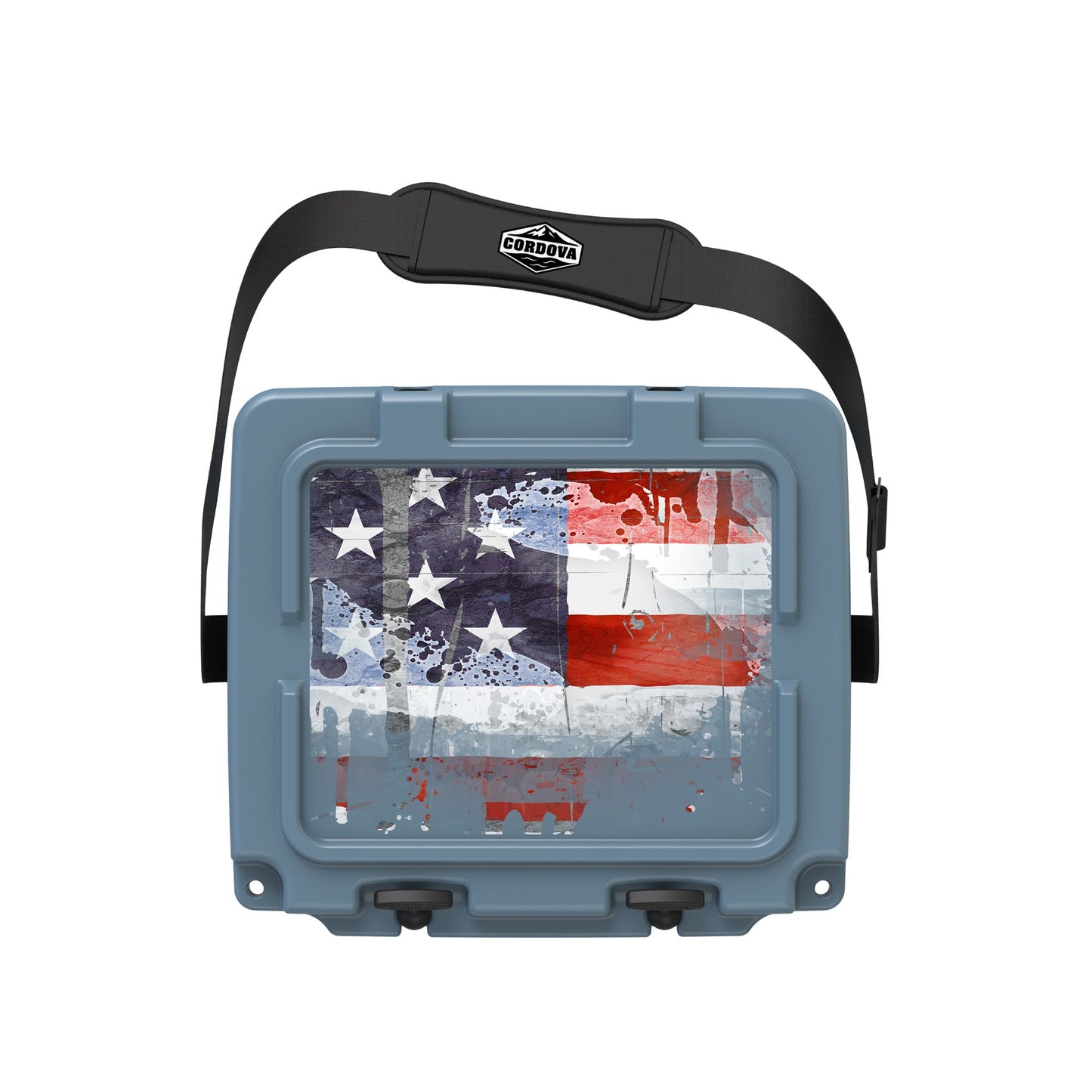 American Flag Hard Cooler