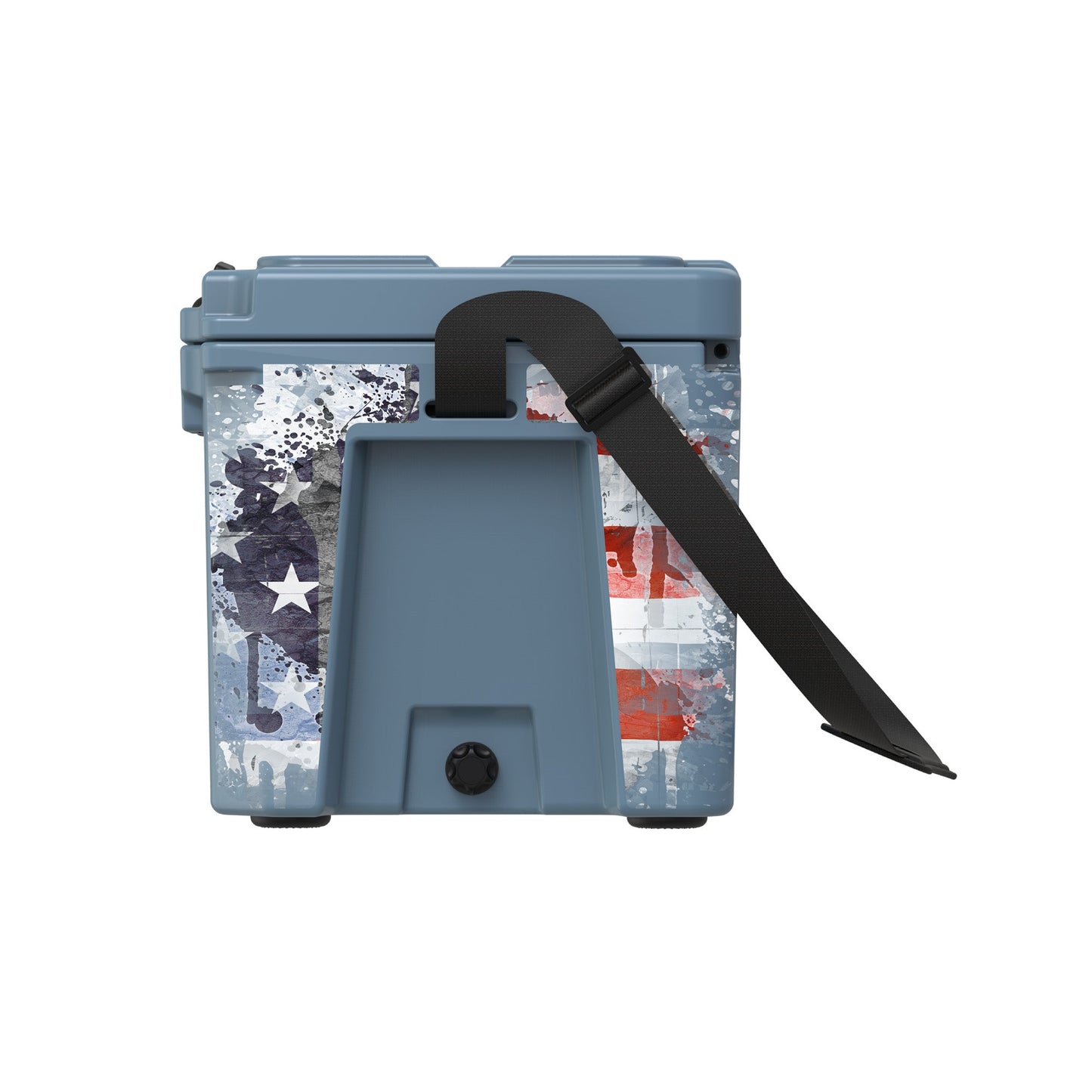 American Flag Hard Cooler