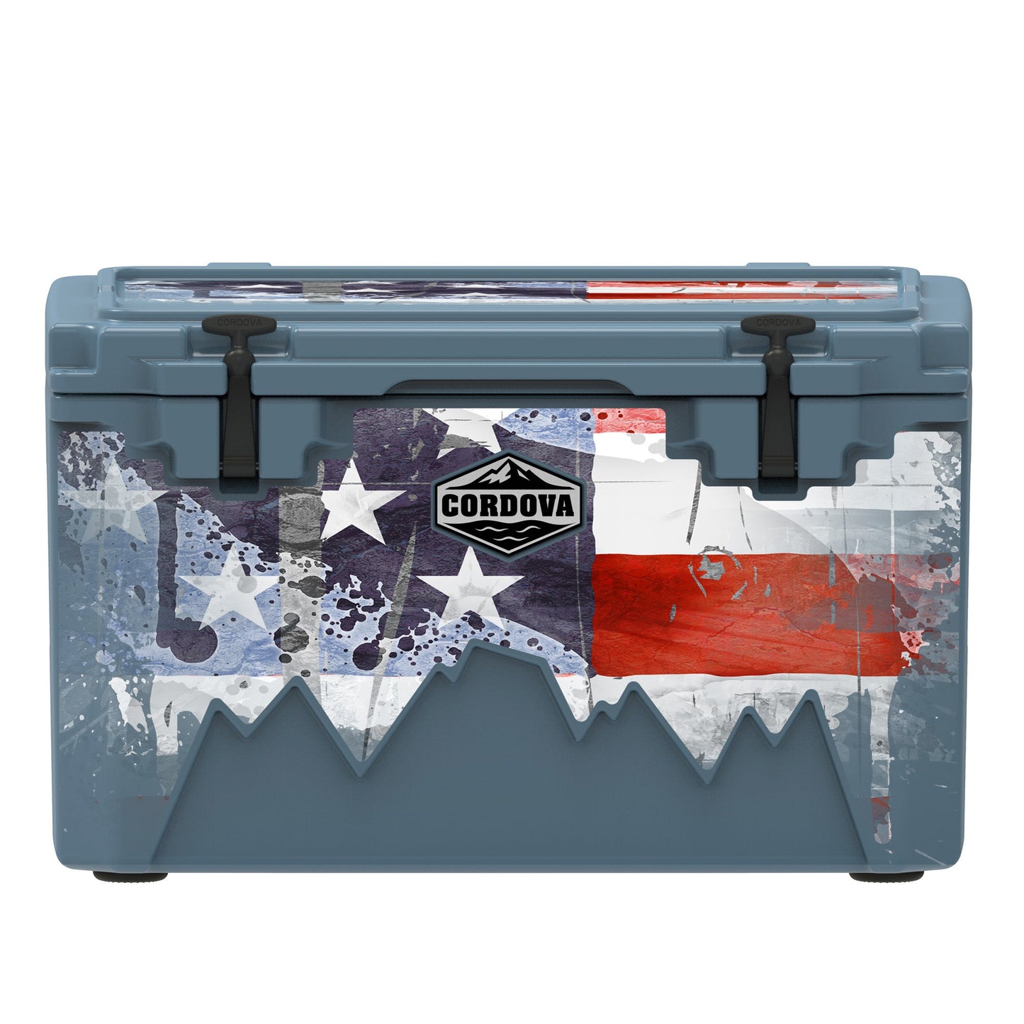 American Flag Hard Cooler