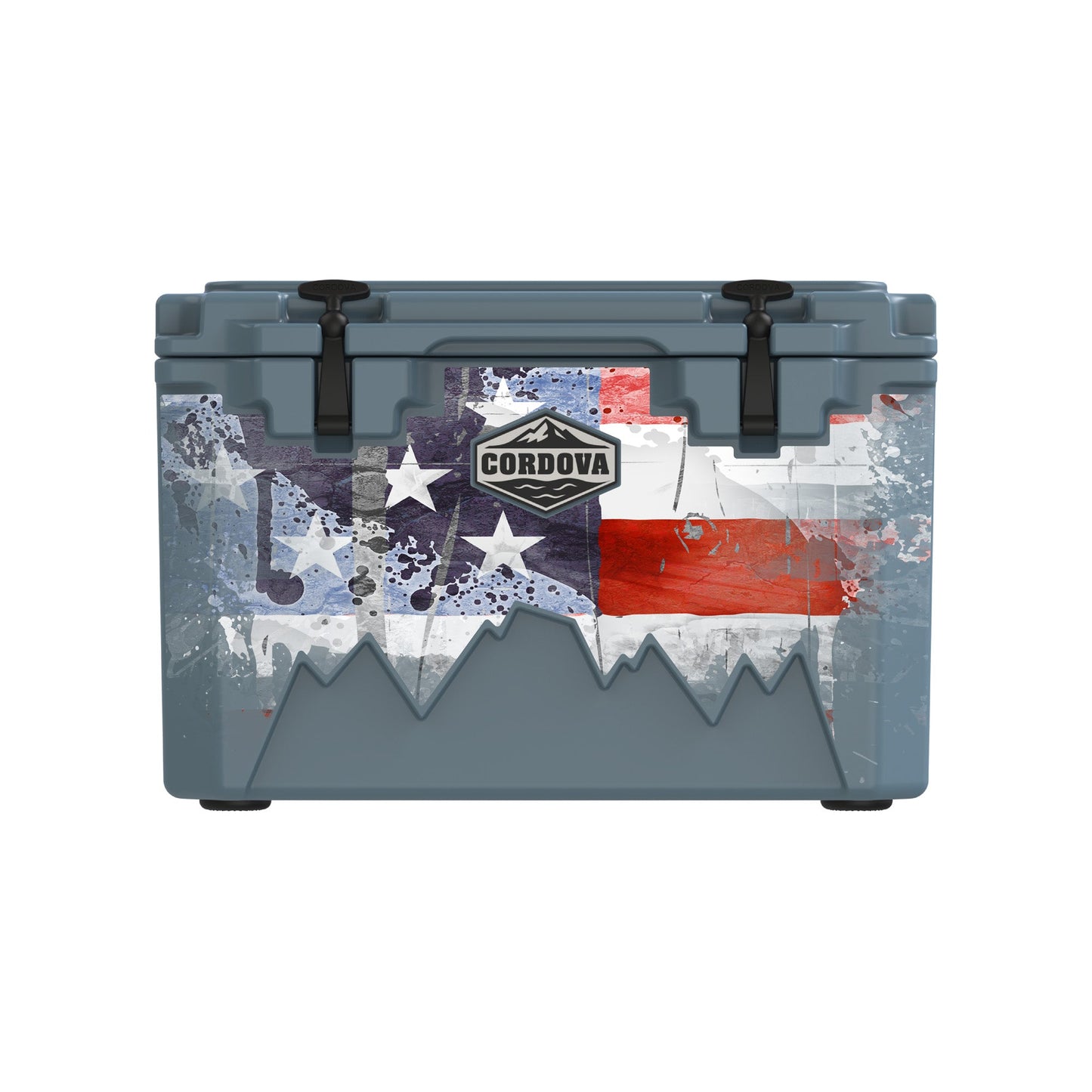 American Flag Hard Cooler