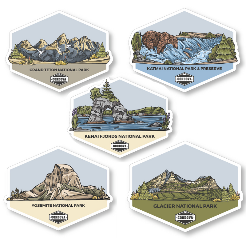 National Parks Sticker Collection
