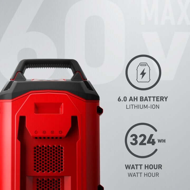 Toro Flex-Force 60V Max 60V 6Ah Lithium Ion Power Tool Battery Pack with Fuel Indicator